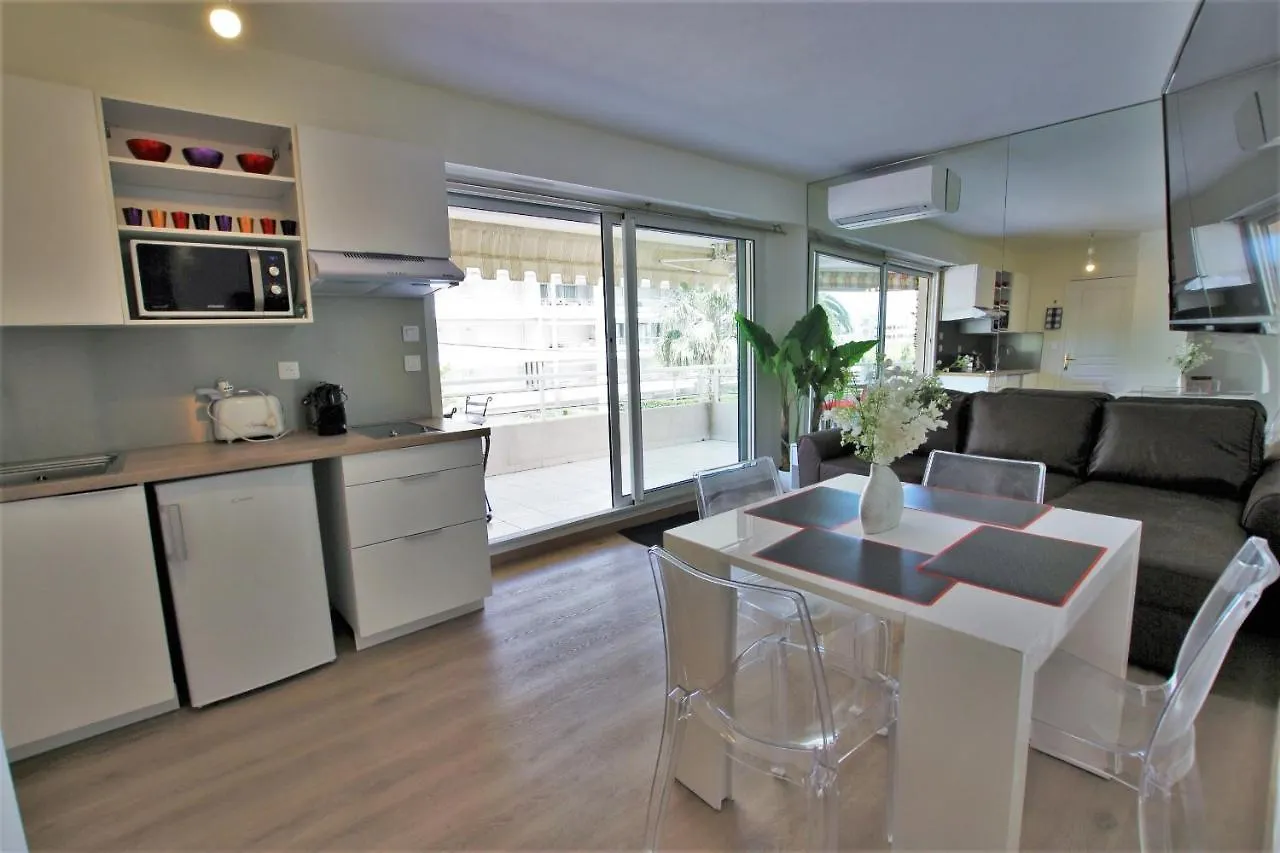 Appartement Climatise Bord De Mer Palm Beach Avec Grande Terrasse Cannes